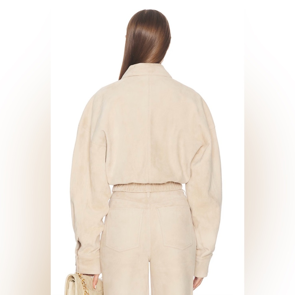 Helsa Suede Bomber Jacket - Picture 10 of 10